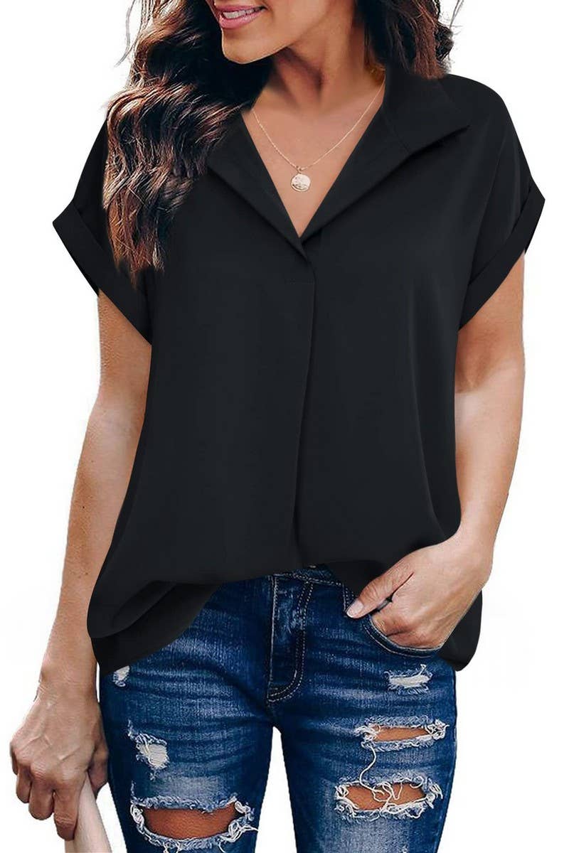 CWTBLS2252_FLORAL DROP SHOULDER LOOSE FIT PULLOVER SHIRT