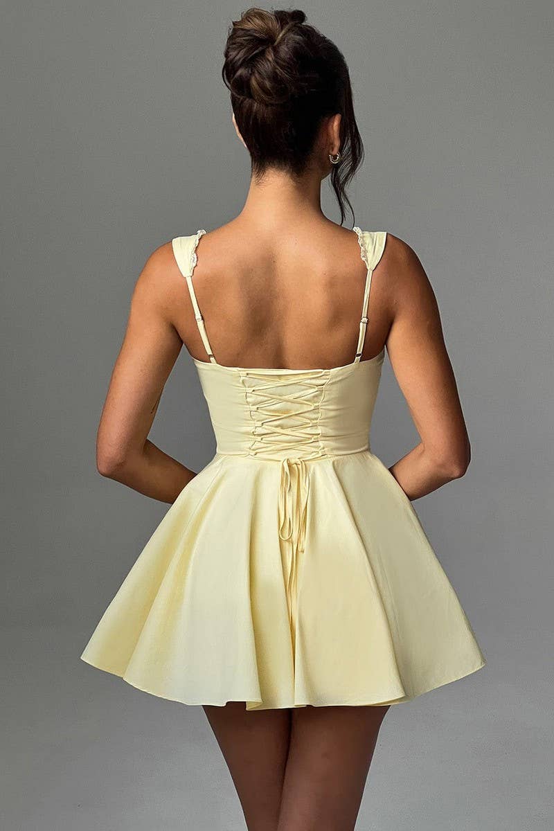 CWDSD8122_LACE SPLICE SEXY BACKLESS BODYCON MINI DRESS