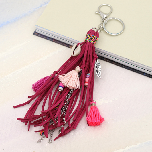 CUTE BOHEMIAN STYLE KEYCHAIN BAG PENDANT