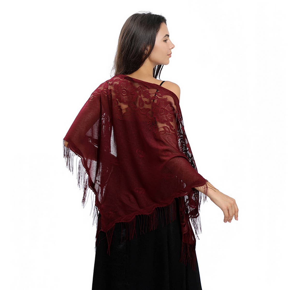 LACE SHAWL LACE TRIANGLE SCARF SHAWL