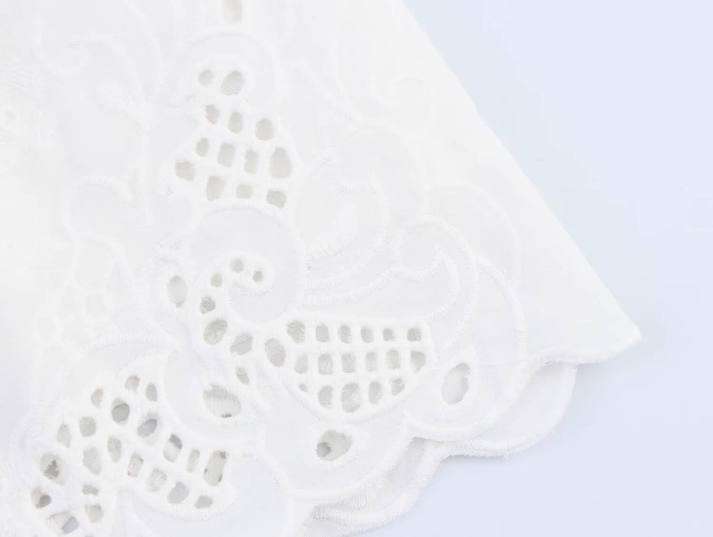 Fashionable and niche embroidered pleated shorts