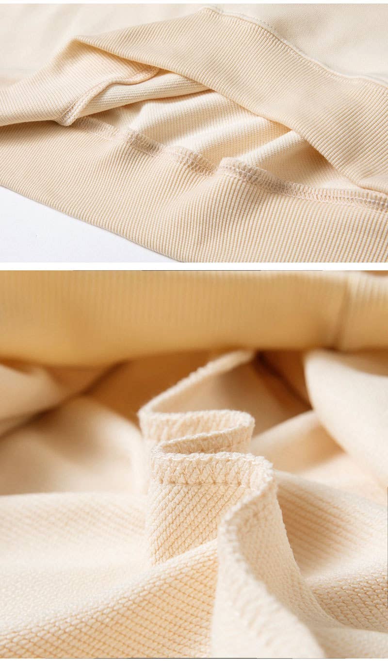 Blessed printed round-neck thin sweatshirt