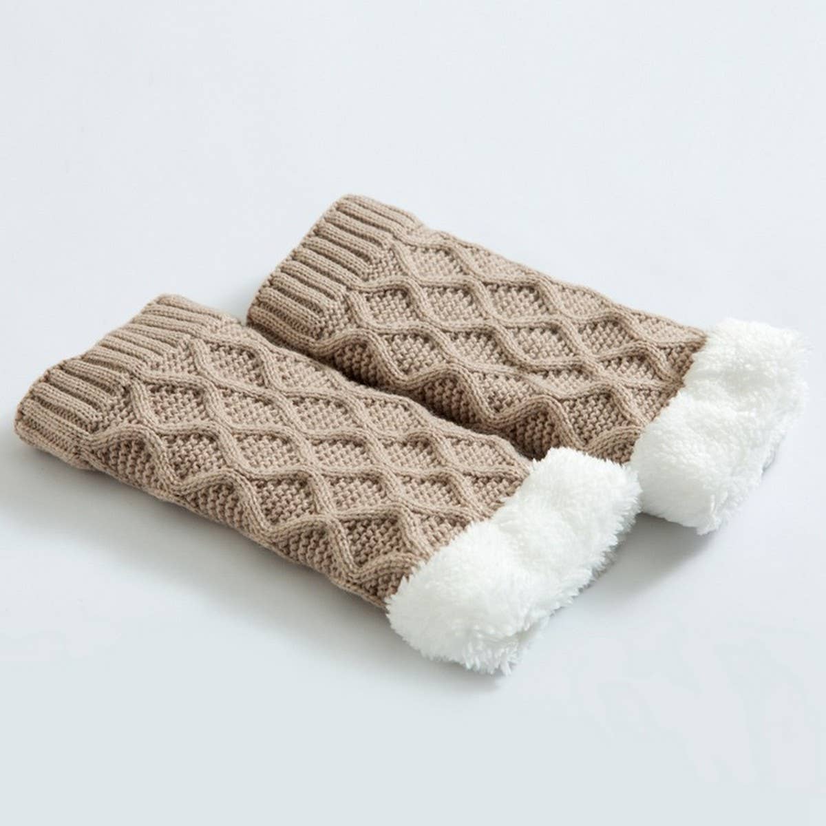 WINTER KNEE PADS DIAMOND GRID PLUS FLEECE SOCKS