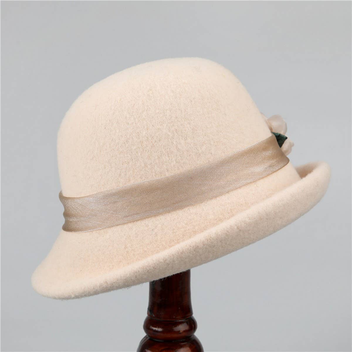 FRENCH RETRO CURLED BRIM FASHIONABLE BUCKET HAT_CWAH1787