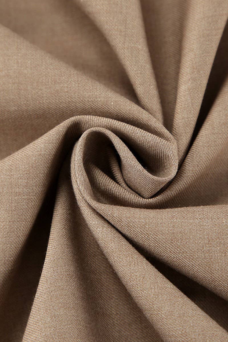 CWSTB1475_SOLID COLOR SUIT VEST TOP PANTS SET