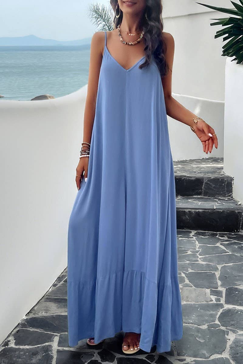 CWDMD1001_Casual Sleeveless Loose Long Sexy Maxi Dress