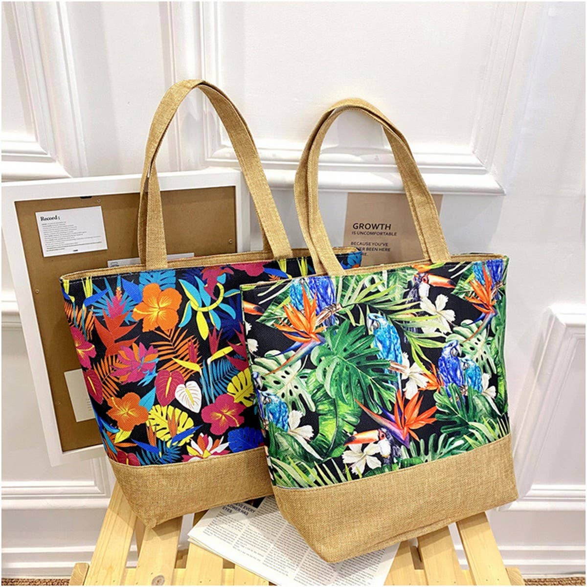 FASHIONABLE AND MINIMALIST CANVAS TOTE BAG_CWAB1671