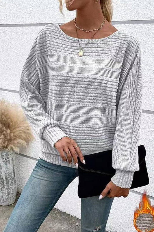 CWTBLL00721_SOLID COLOR LONG-SLEEVED PATCHWORK TOP