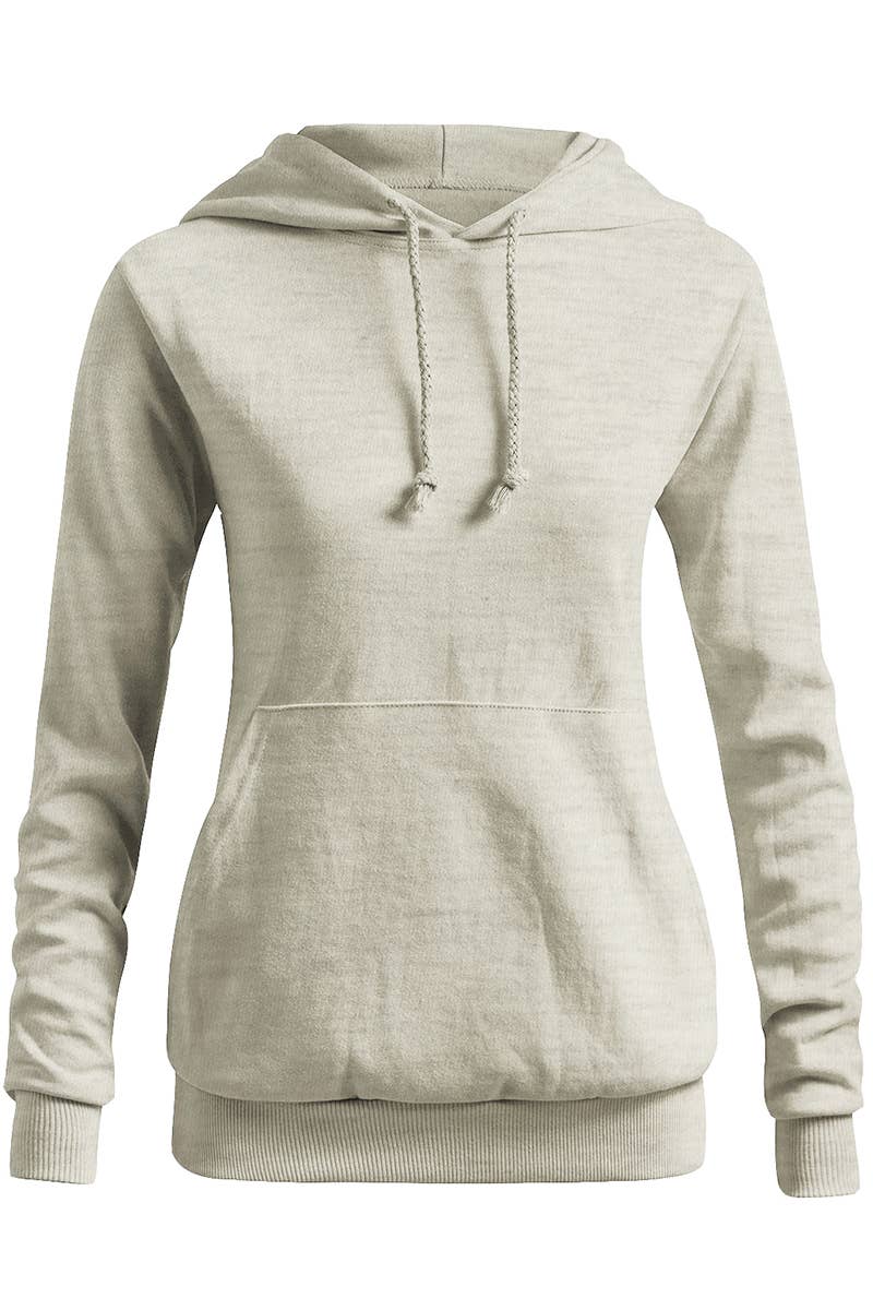 KWOHOL044_Basic Lightweight Pullover Hoodie