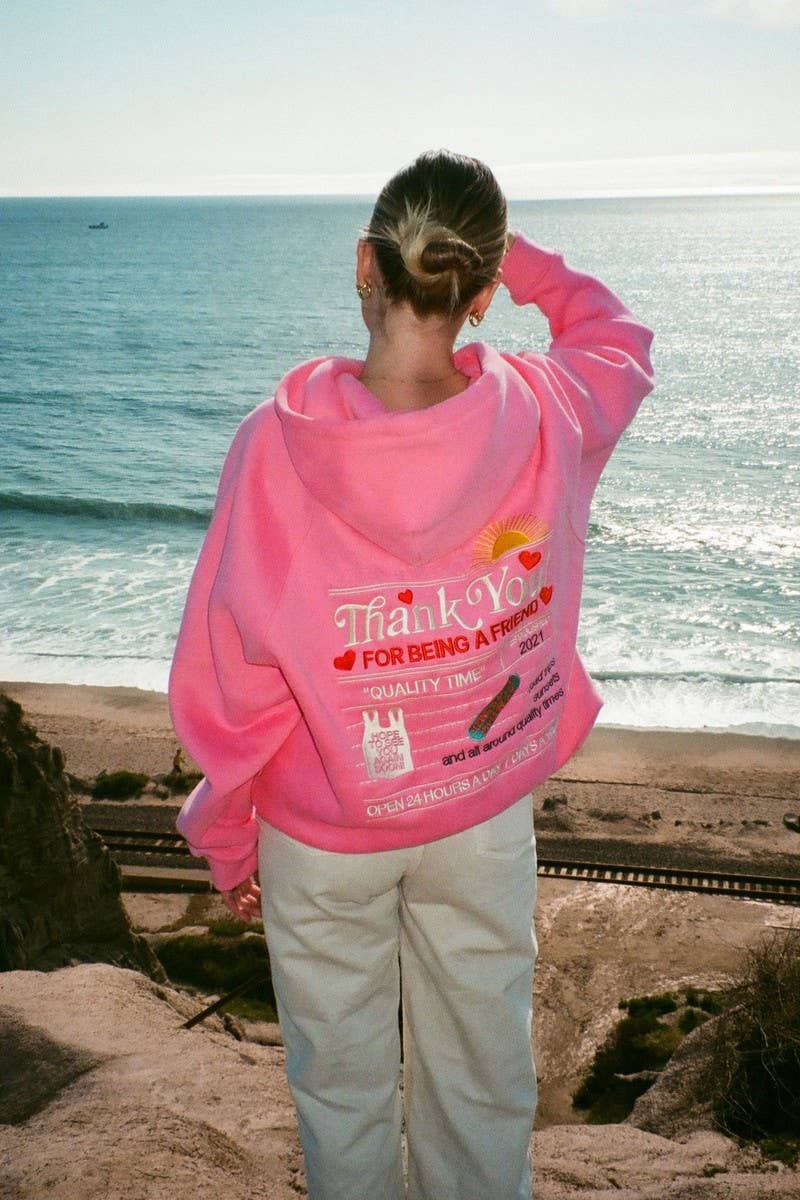 CWOHOL1116_EMBROIDERED LETTER FULL ZIP HOODIE JACKET