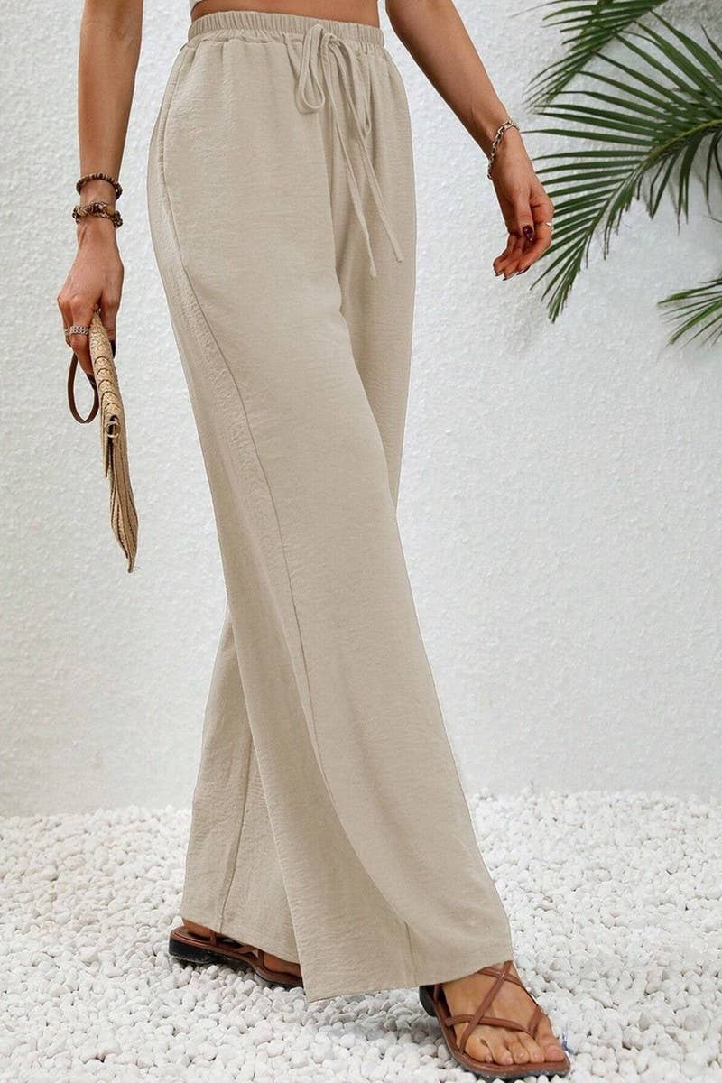 CWBLP1865_SPRING AND SUMMER CASUAL SOLID COLOR MOPPING PANTS