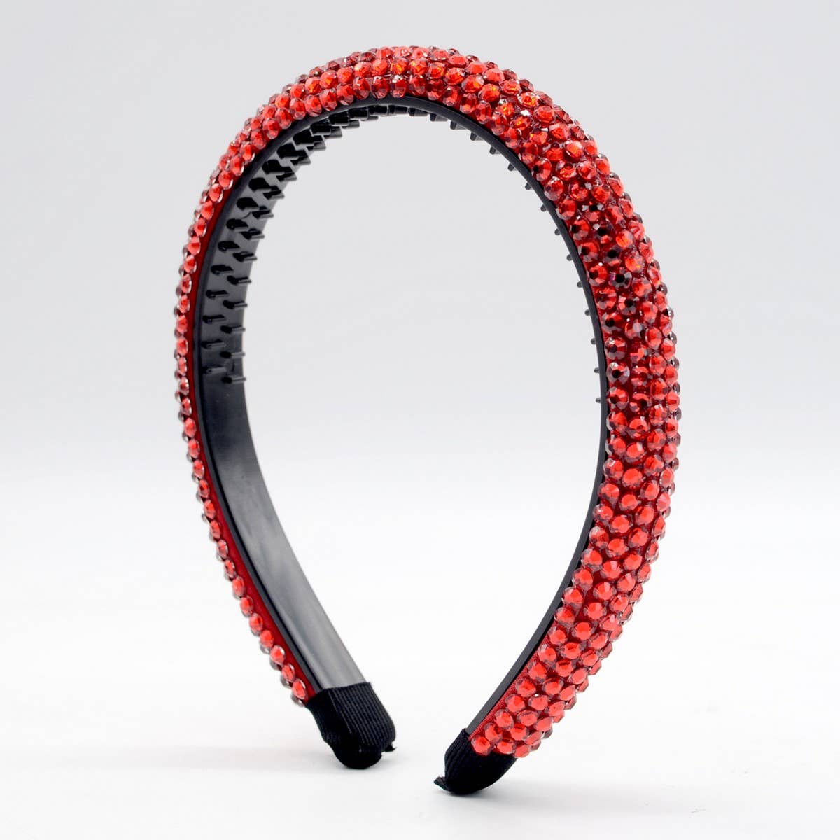 MONOCHROME RHINESTONE DECOR HAIR HOOP_CWAHA0357