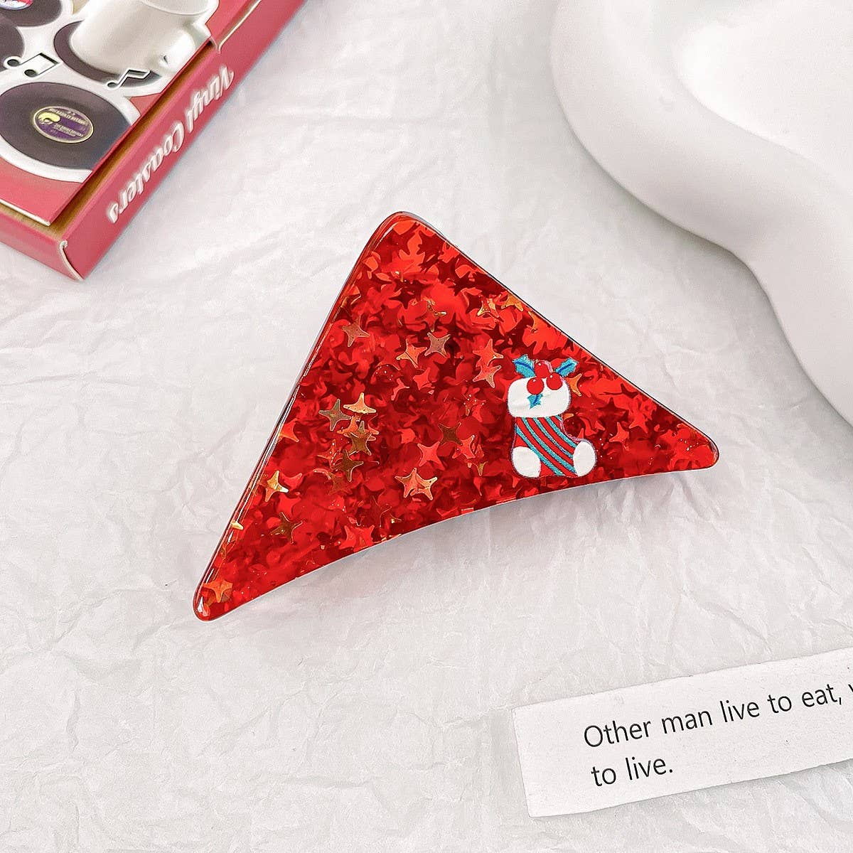 NEW SANTA CLAUS SWEET TEMPERAMENT HAIRPIN_CWAHA1600