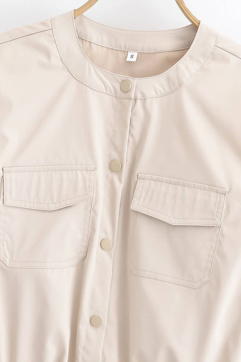 CWSBSSL0141_VEST+SKIRT COMFORTABLE CASUAL WORKWEAR SUIT