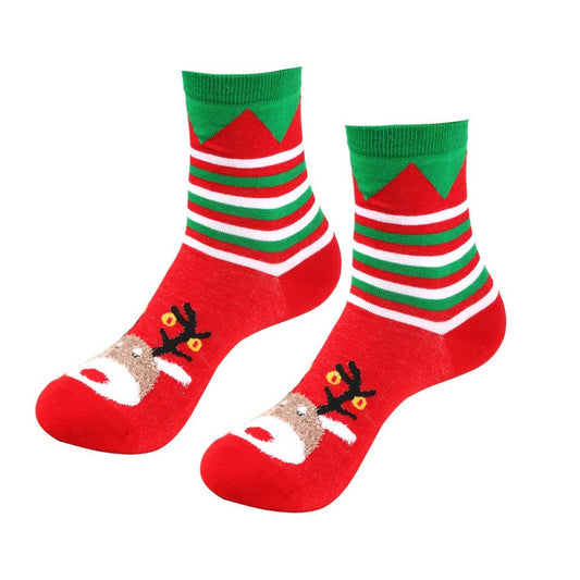 CWMS02722_CHRISTMAS CARTOON CREW SOCKS SANTA