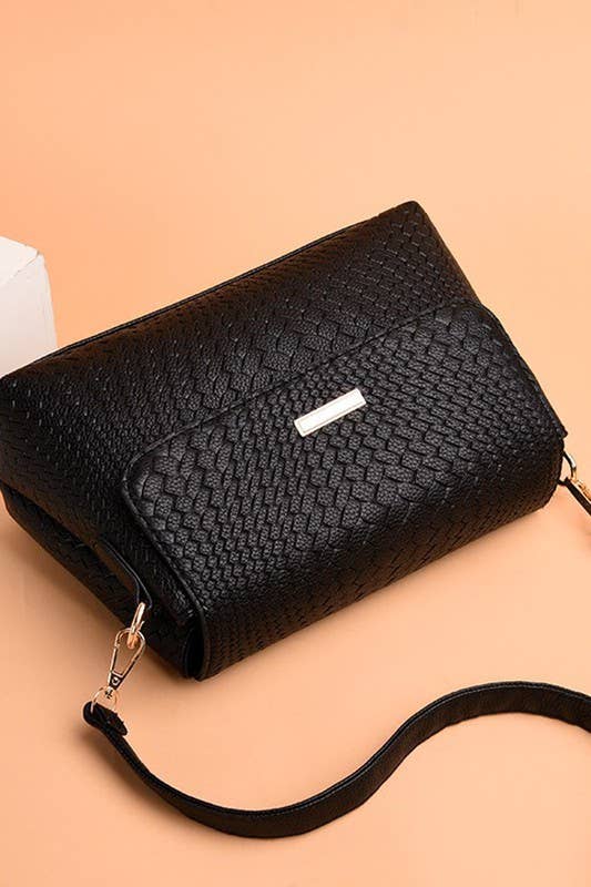 PLAID SQUARE ONE SHOULDER BAG_CUAB0076
