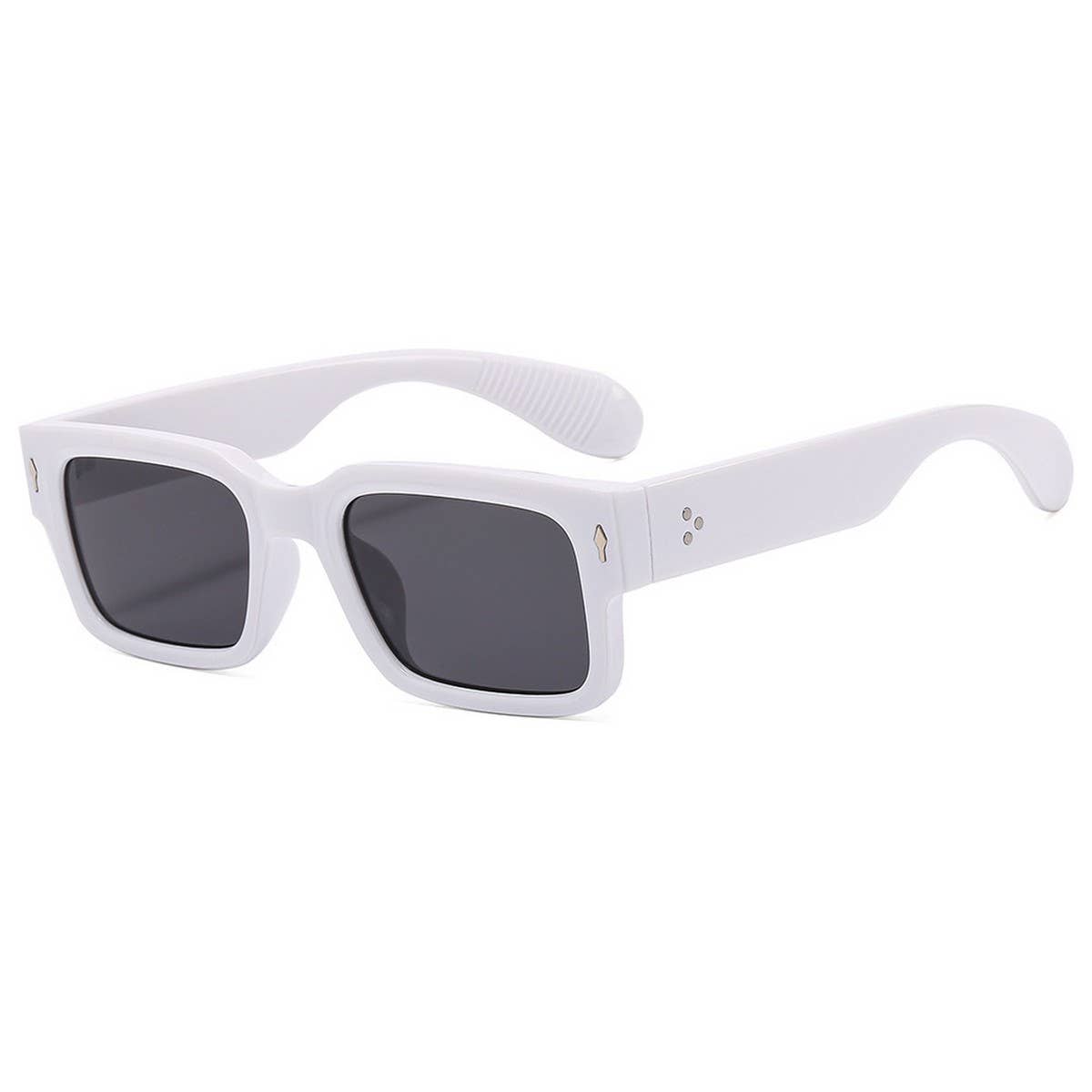 Studded Square PC Frame Sunglasses Unisex_CWASG1156