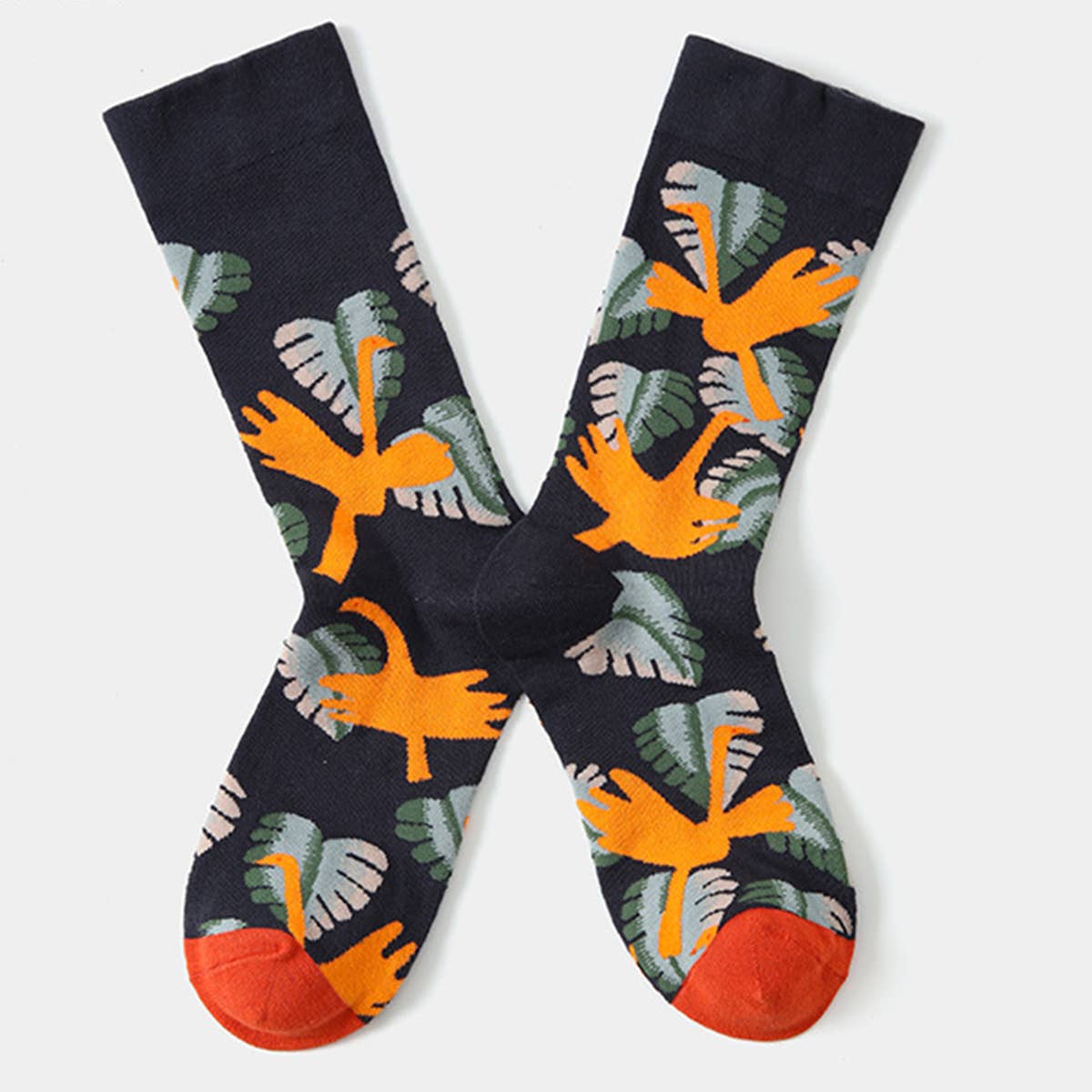 SUNFLOWER GRAPHIC FASHION COTTON SOCKS