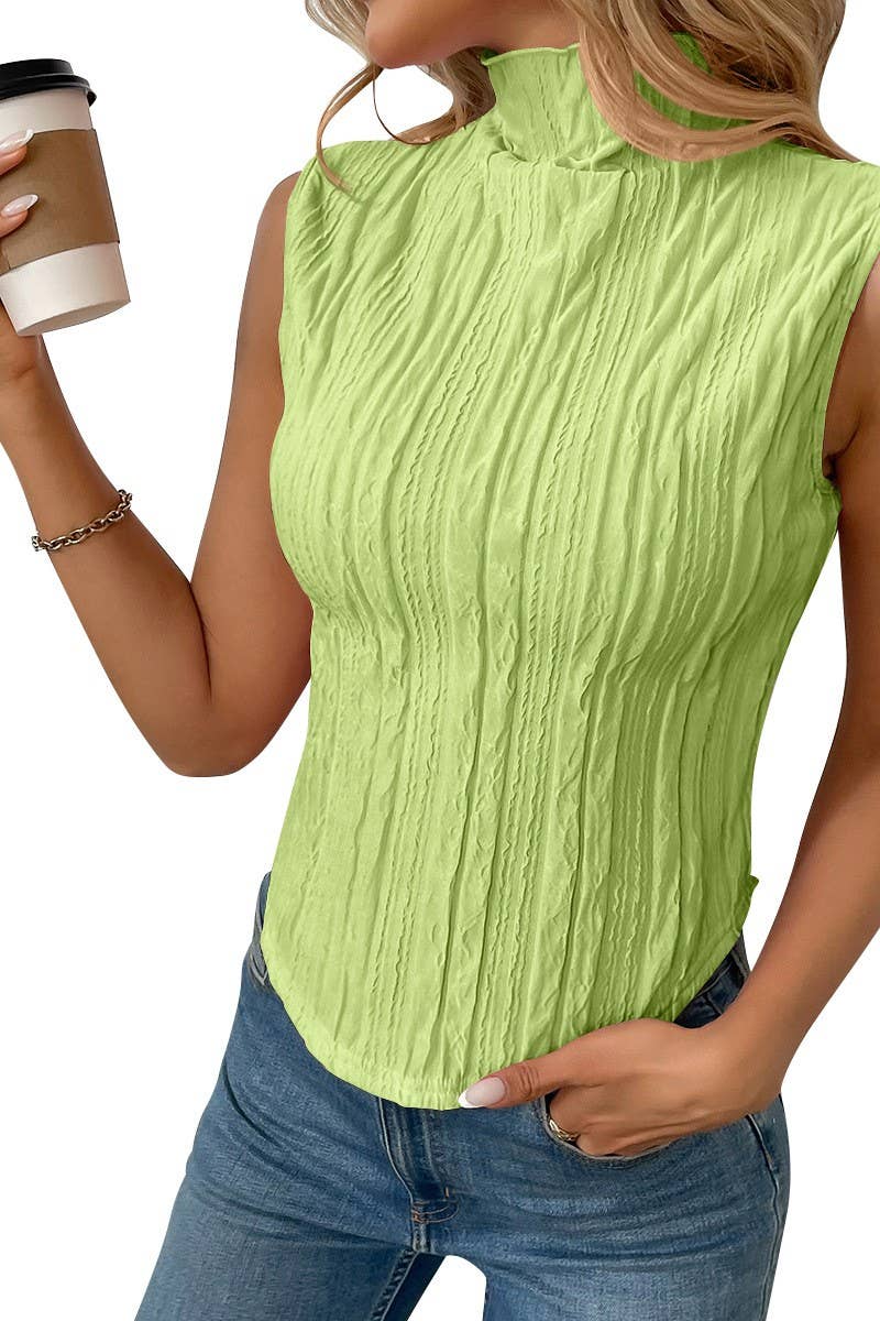 CWTTSL0326_SUMMER SEXY SLEEVELESS SHORT WOMEN'S VEST