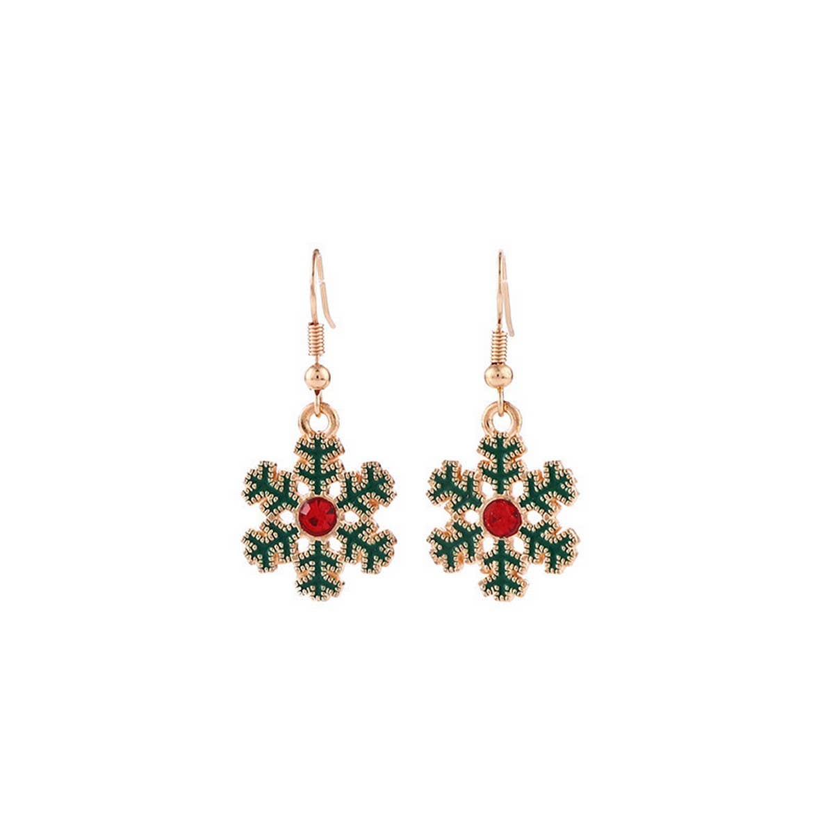 PERSONALIZED CHRISTMAS ALLOY PENDANT EARRINGS_CWMM2625