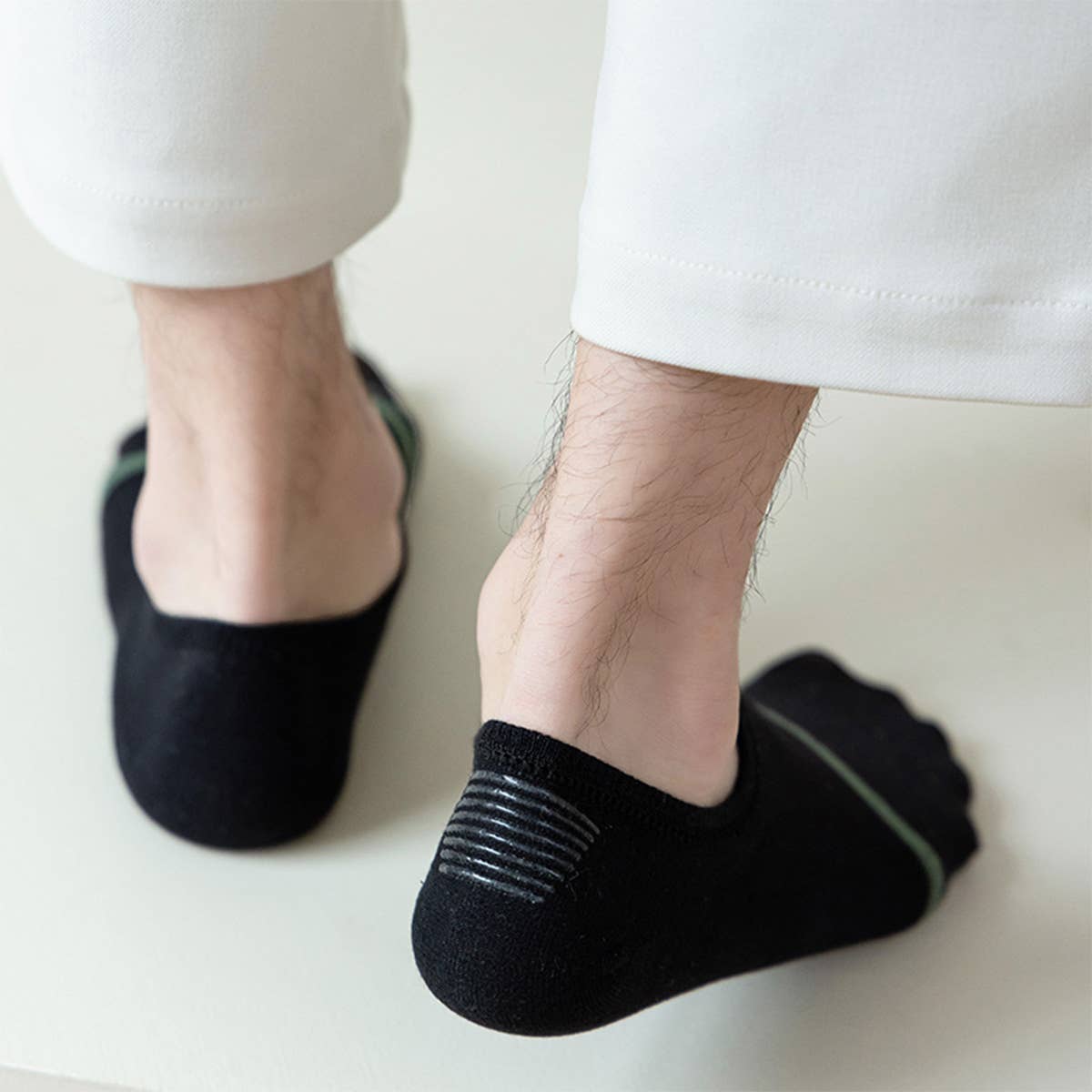 CWMS2469_NEW STYLE SHALLOW STRIPED THIN SOCKS