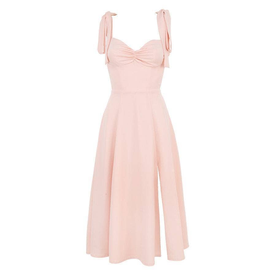 BACKLESS SEXY CHIFFON LONG SKIRT WITH BIG TRAIN