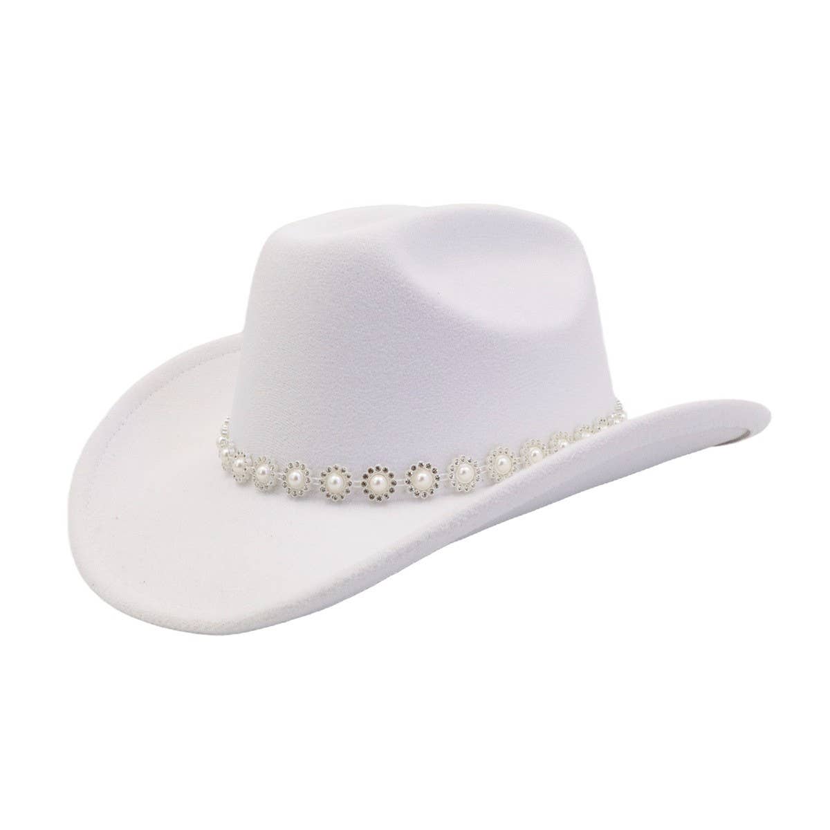 Men & Women Ethnic Wool Cowboy Fedora Jazz Hat_CWAH04454