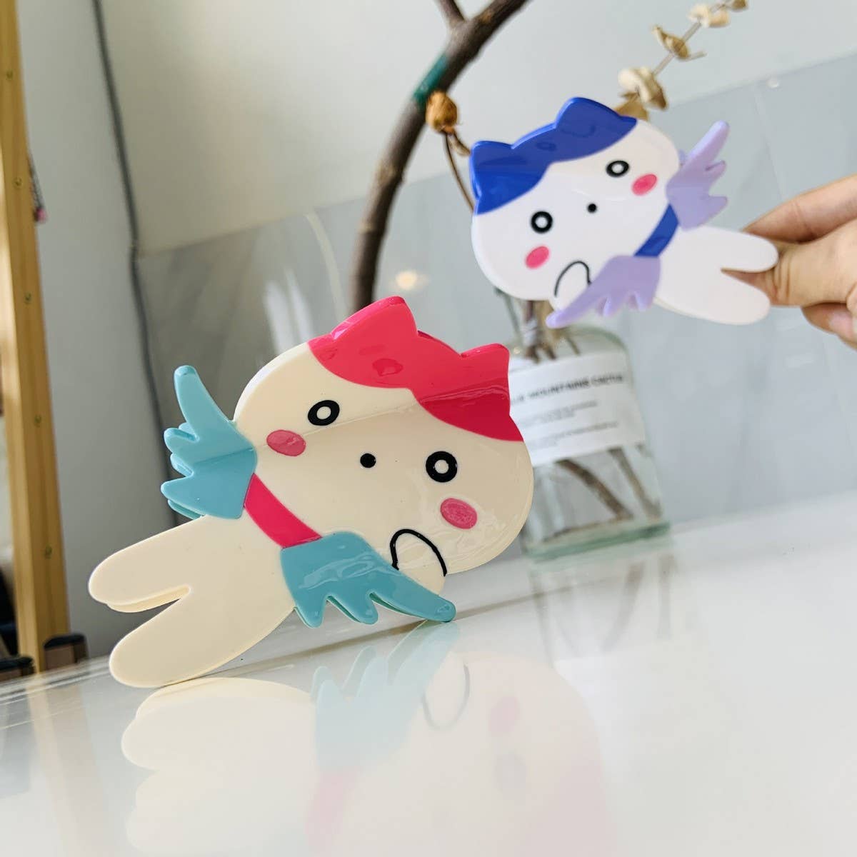 CWAHA5114_ANGEL PERSONALITY CUTE SIMPLE HAIRPIN