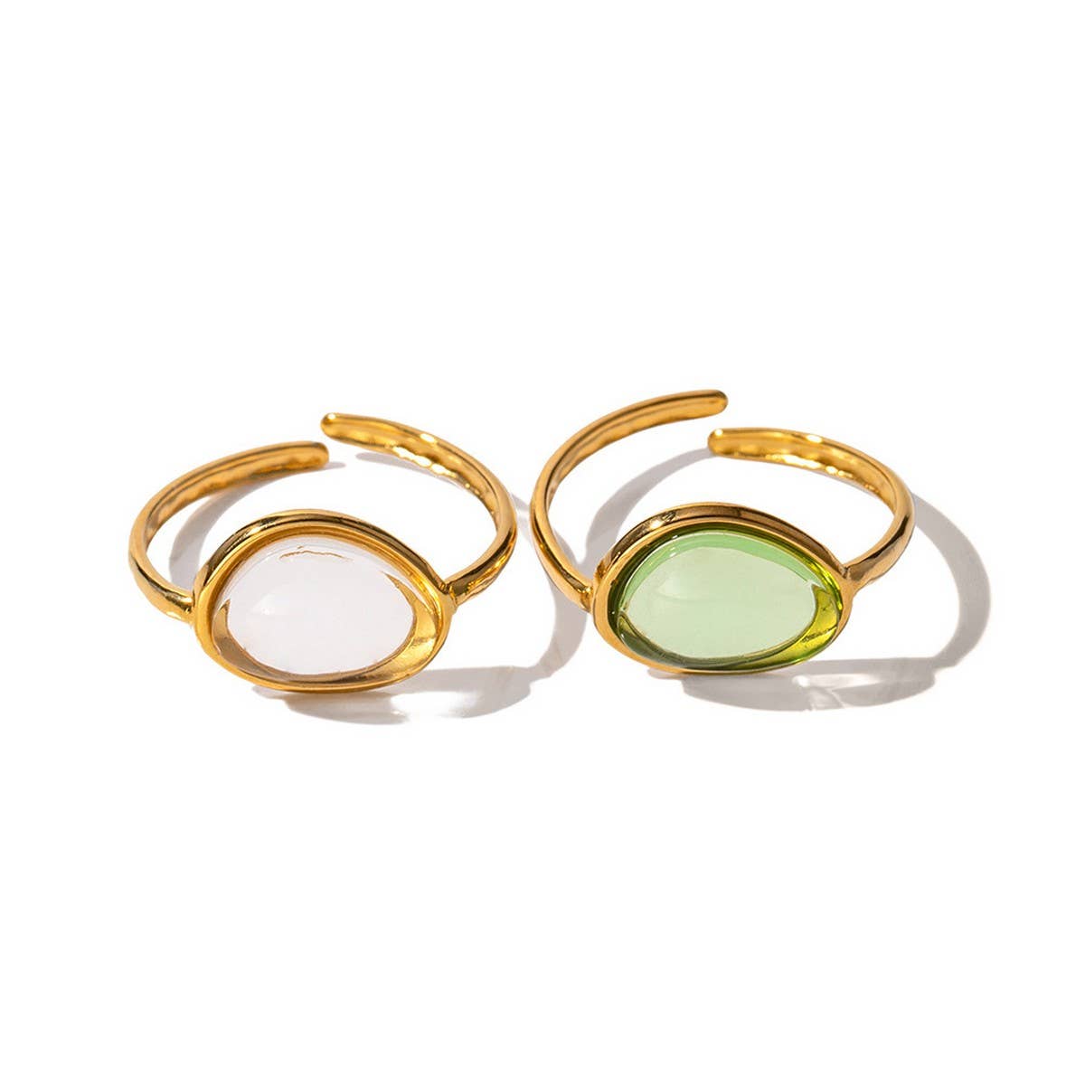 SUMMER FRESH AND SIMPLE FEMALE JELLY-LIKE RING_CWAJE1407