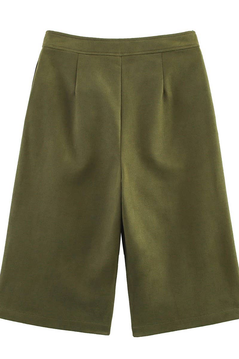 CWSBSL0163_SUEDE JACKET + SKIRT + SHORTS SET