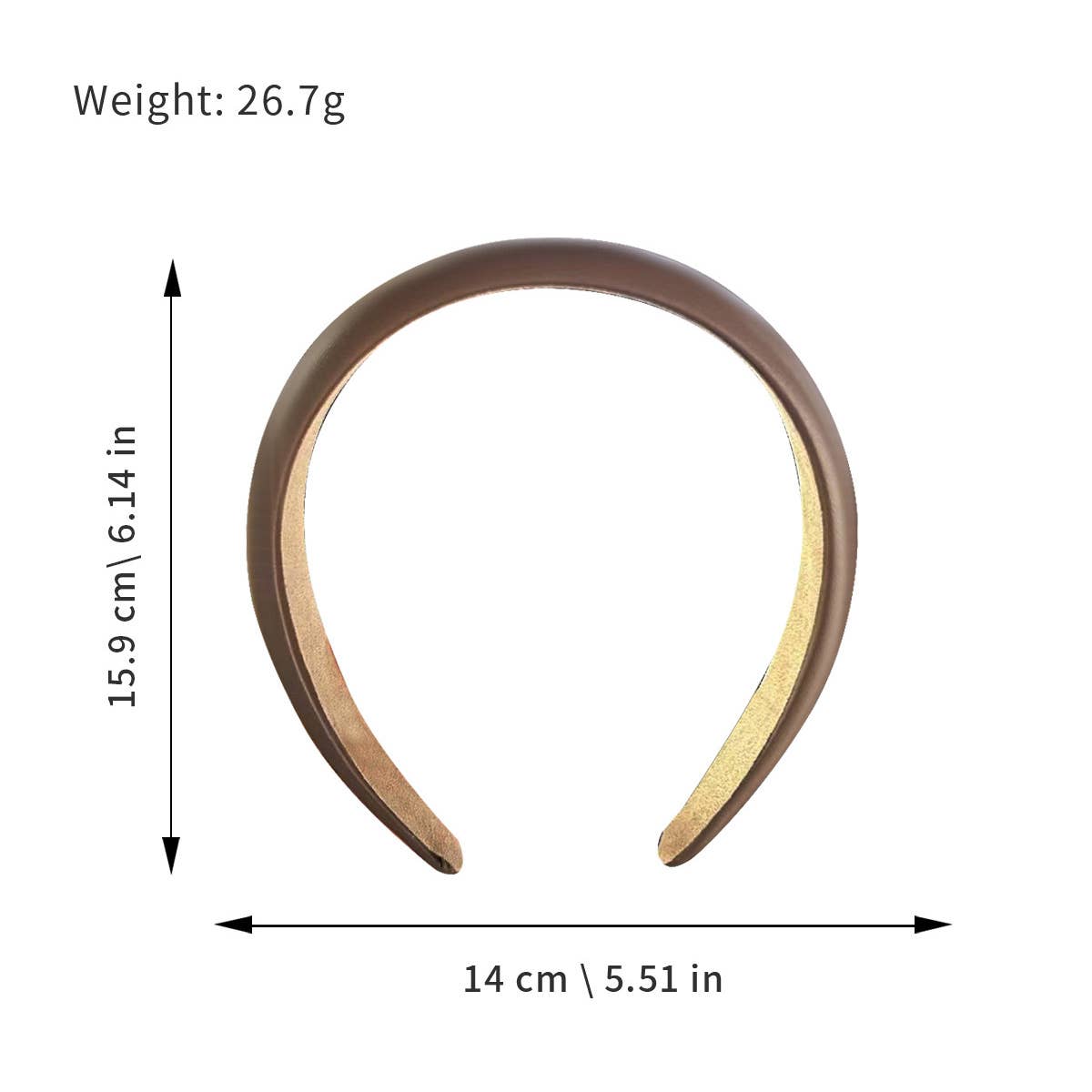 TEXTURED SOLID COLOR WIDE BRIM HIGH TOP HEADBAND