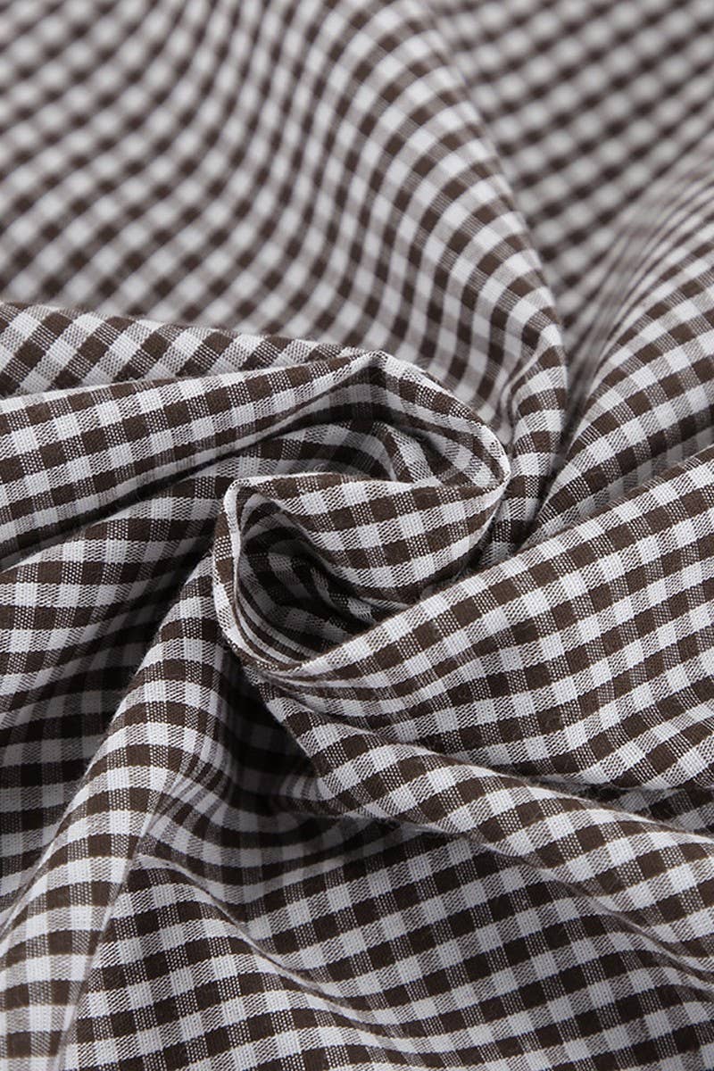 CWTSTL00912_COTTON PLAID LOOSE LONG-SLEEVED SHIRT JACKET