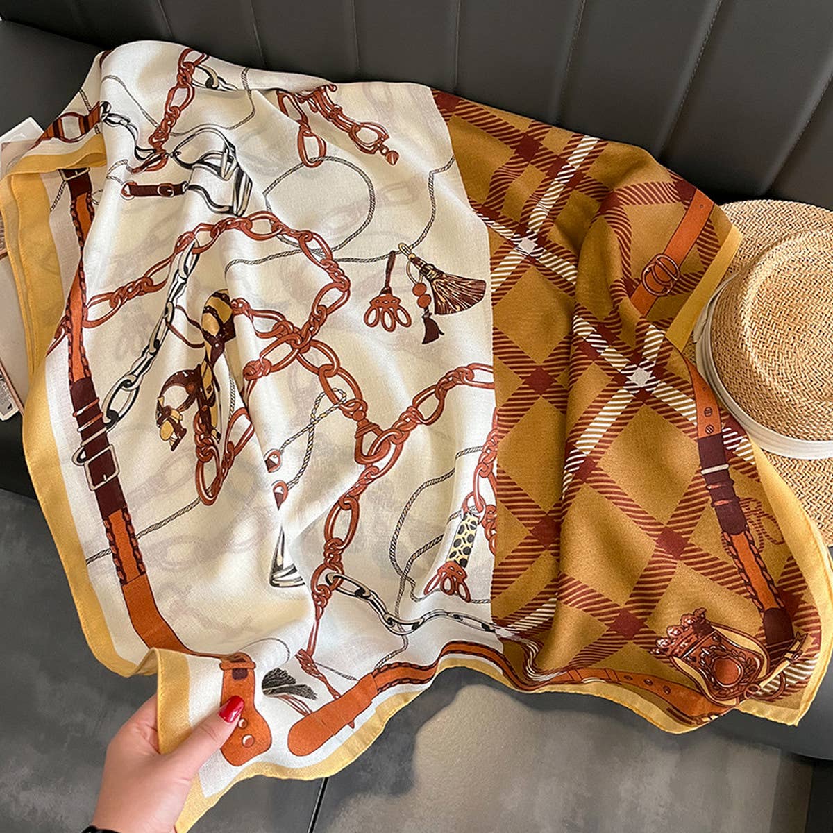 WOMEN NEW LONG SILK SCARF