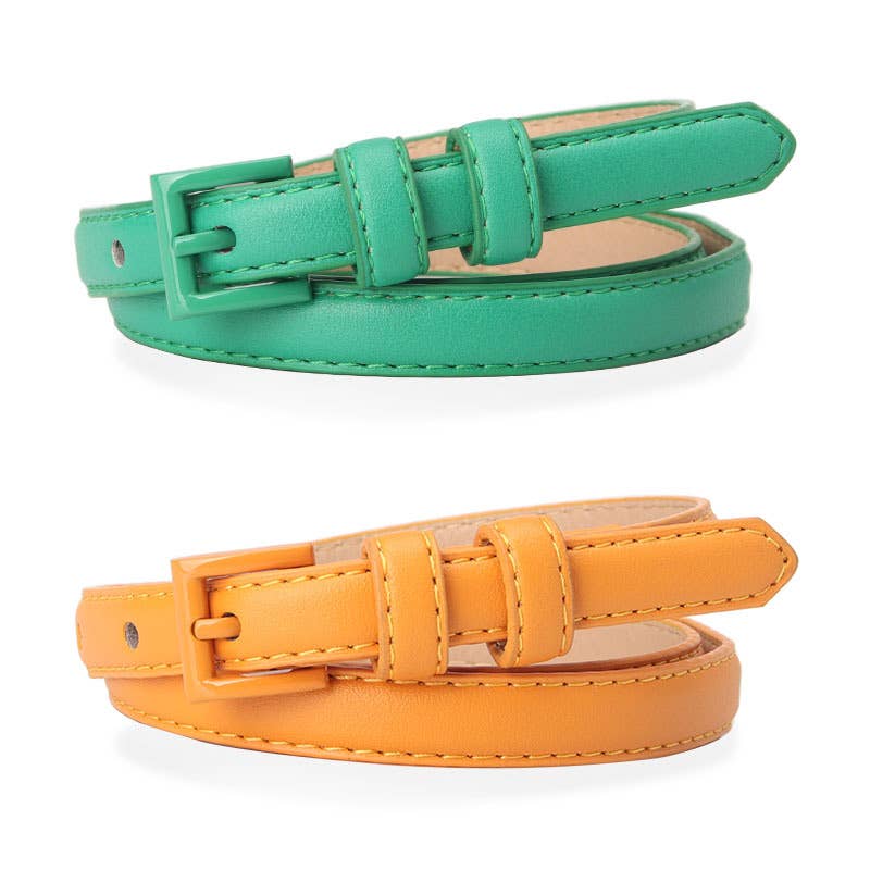 Fashionable versatile trendy dopamine women belt