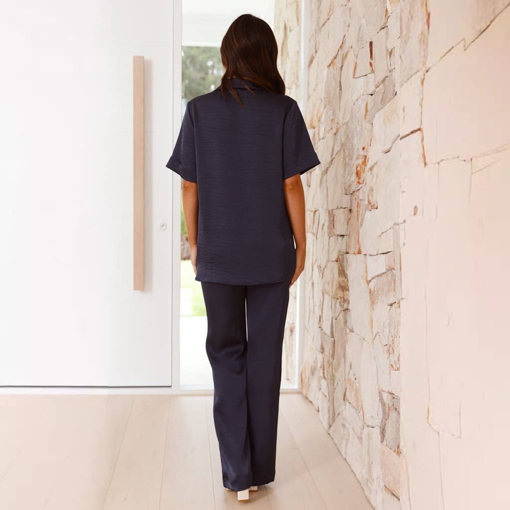 Comfortable short-sleeved trousers home suit