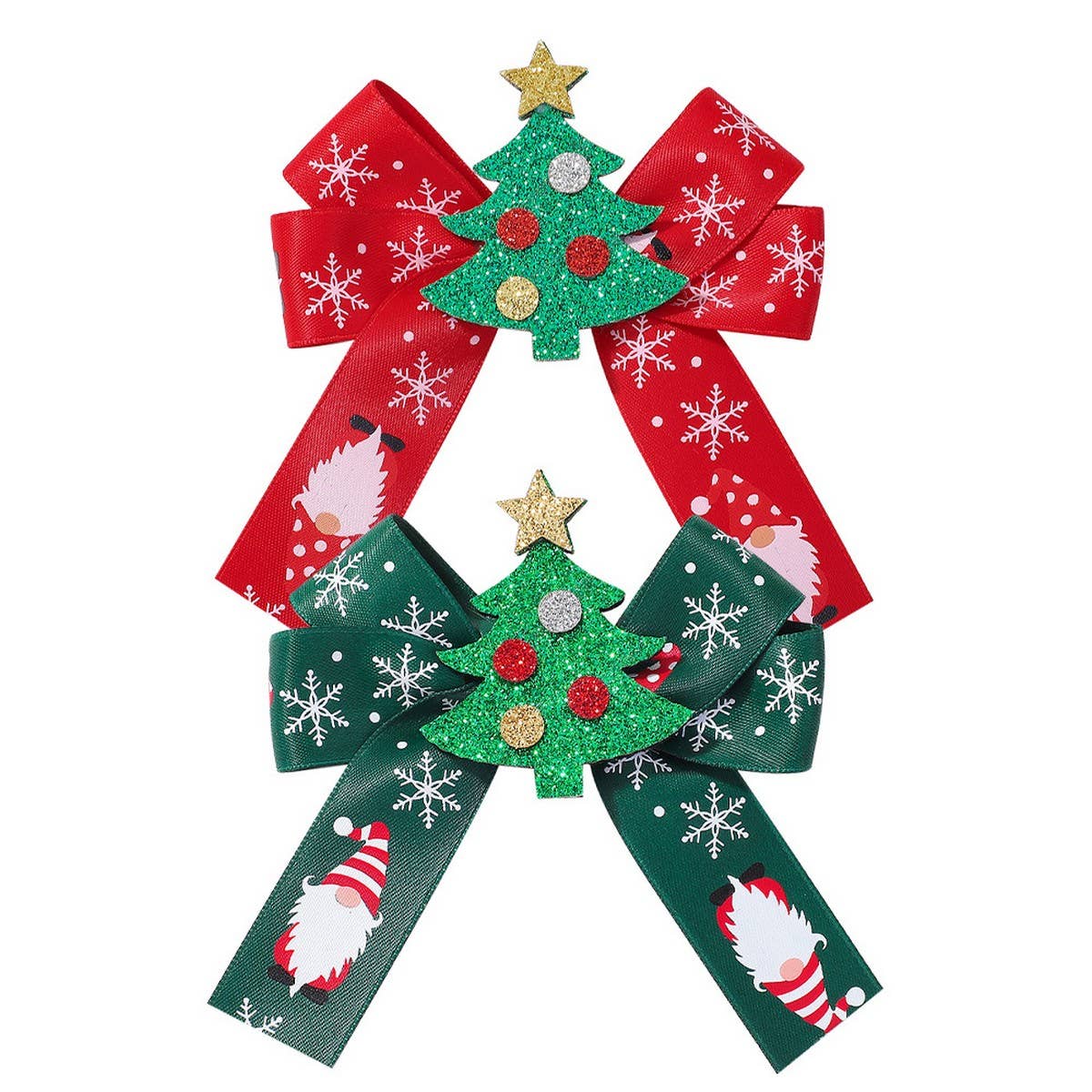 Ribbon Bow Hair Clip for Girls ? New Year