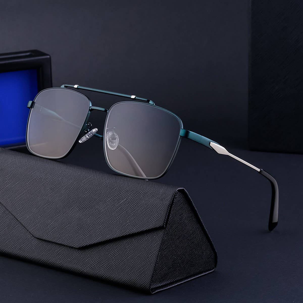 OUTDOOR UV PROTECTION SQUARE FRAME SUNGLASSES_CWASG0706