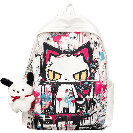 Trendy large-capacity student backpacks