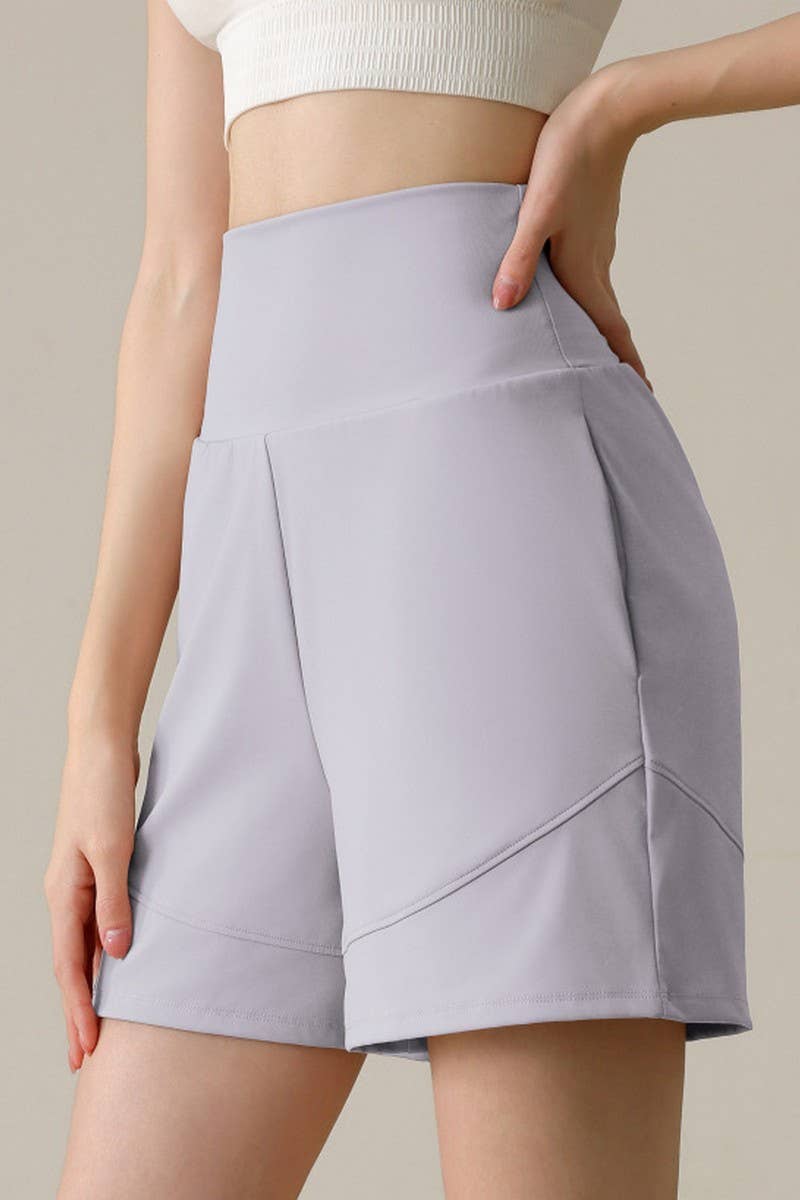 CWBSP0223_HIGH WAISTED YOGA CASUAL SPORTS SHORTS