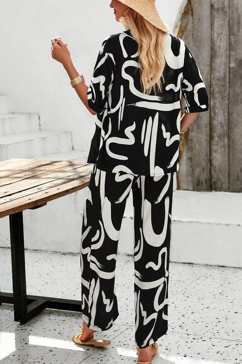 CWSS1073_SPRING AND SUMMER CASUAL COMFORT PRINTED SET