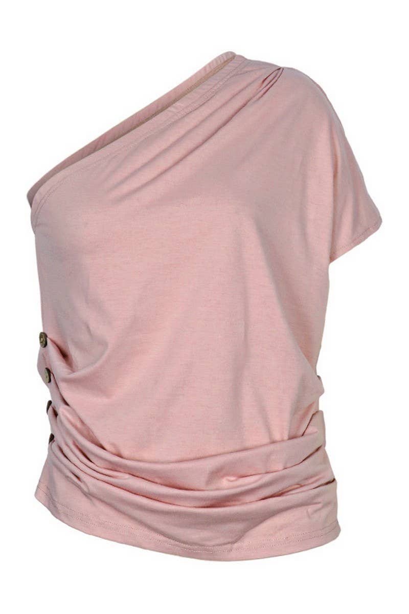 CWTTL1959_SUMMER OFF-SHOULDER CASUAL NEW TOPS