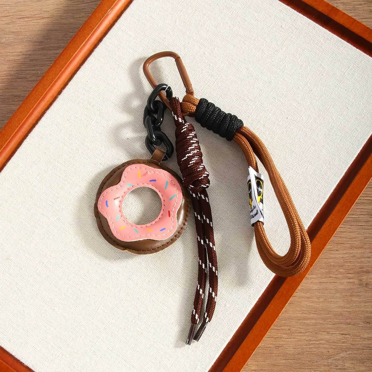 Leather Donut Charm ??Maillard Bag Accessory_CWMM7554