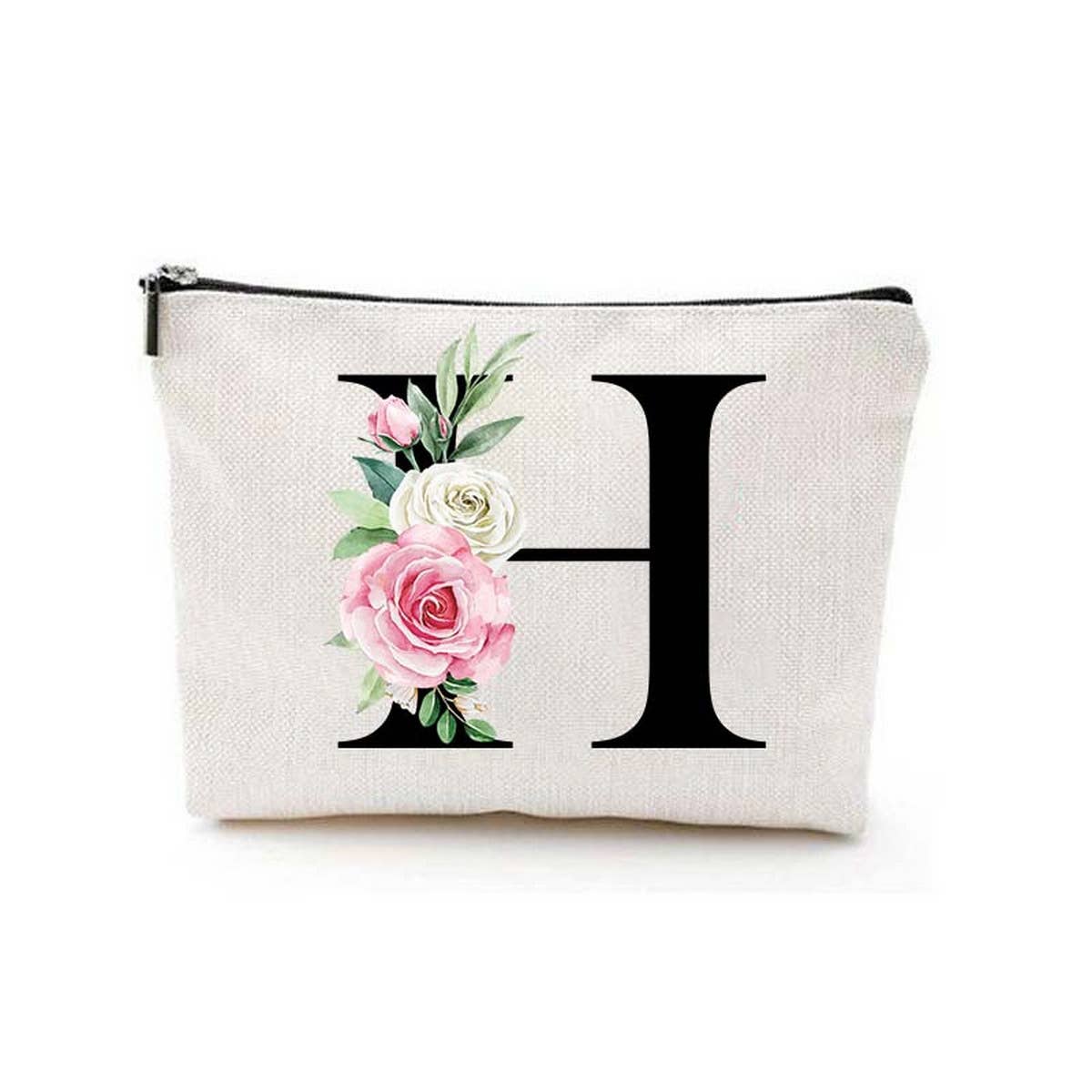 SIMPLE DOUBLE-SIDED PRINTED ZIPPER COSMETIC BAG_CWAB2251