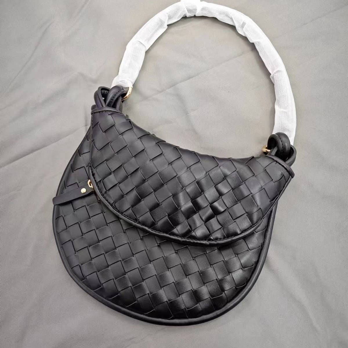 HANDMADE STRAW BAG FASHION ONE-SHOULDER ARMPIT BAG_CWAB1912