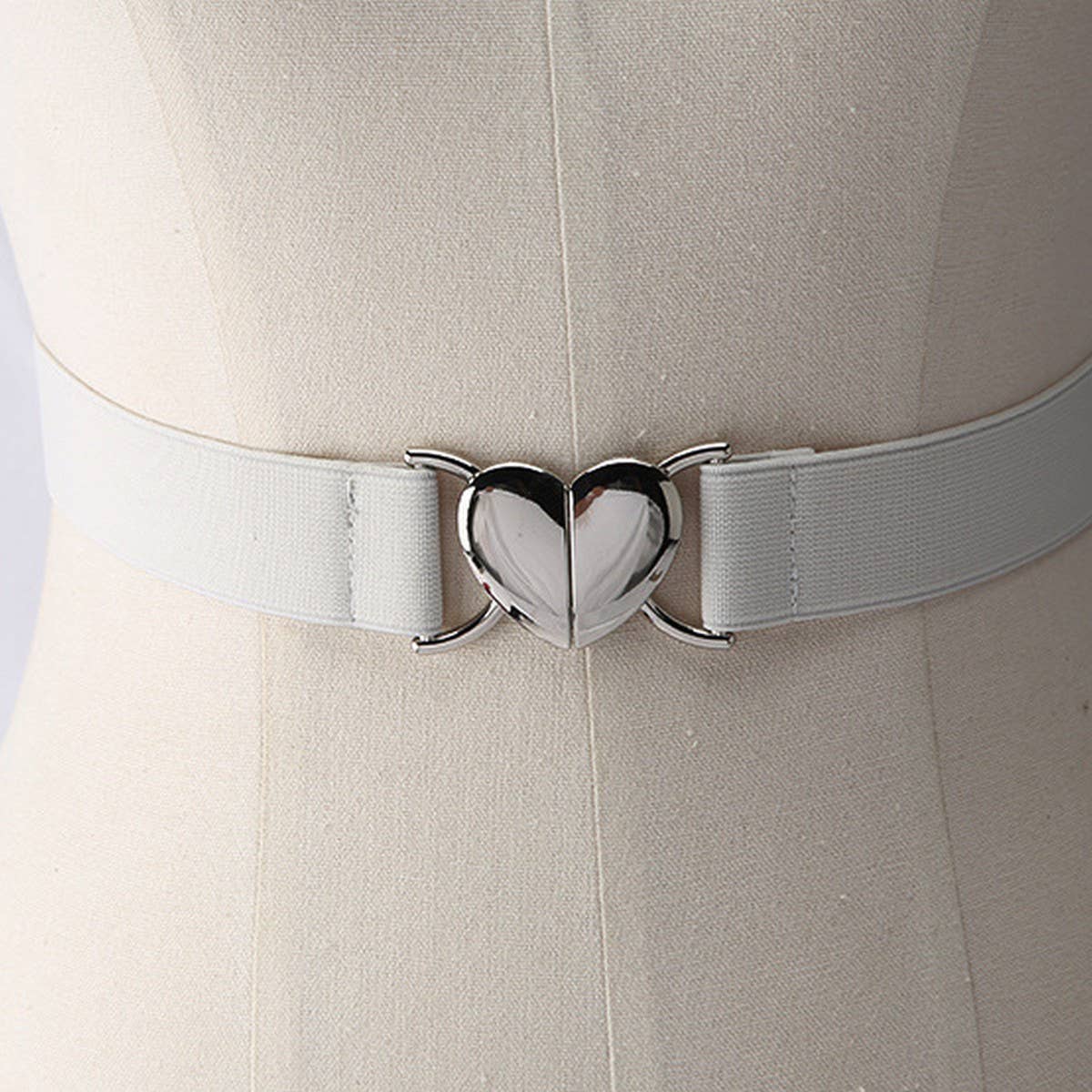 CWABE0562_LOVE BUCKLE ELASTIC BELT