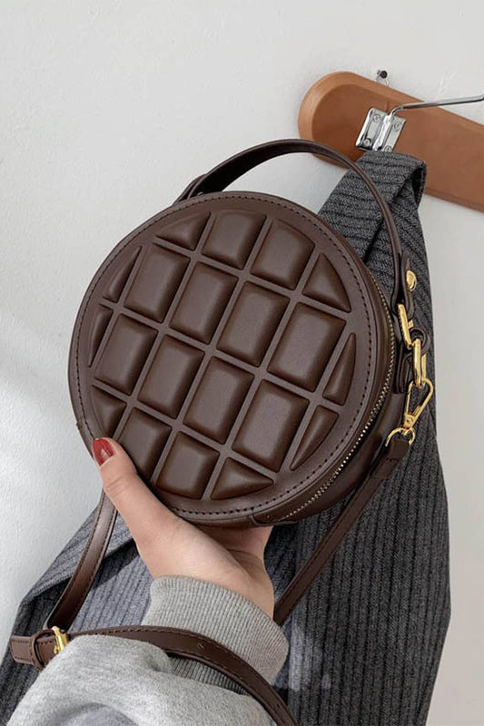 WAFFLE LOUND CROSS BODY BAG_CUAB0087
