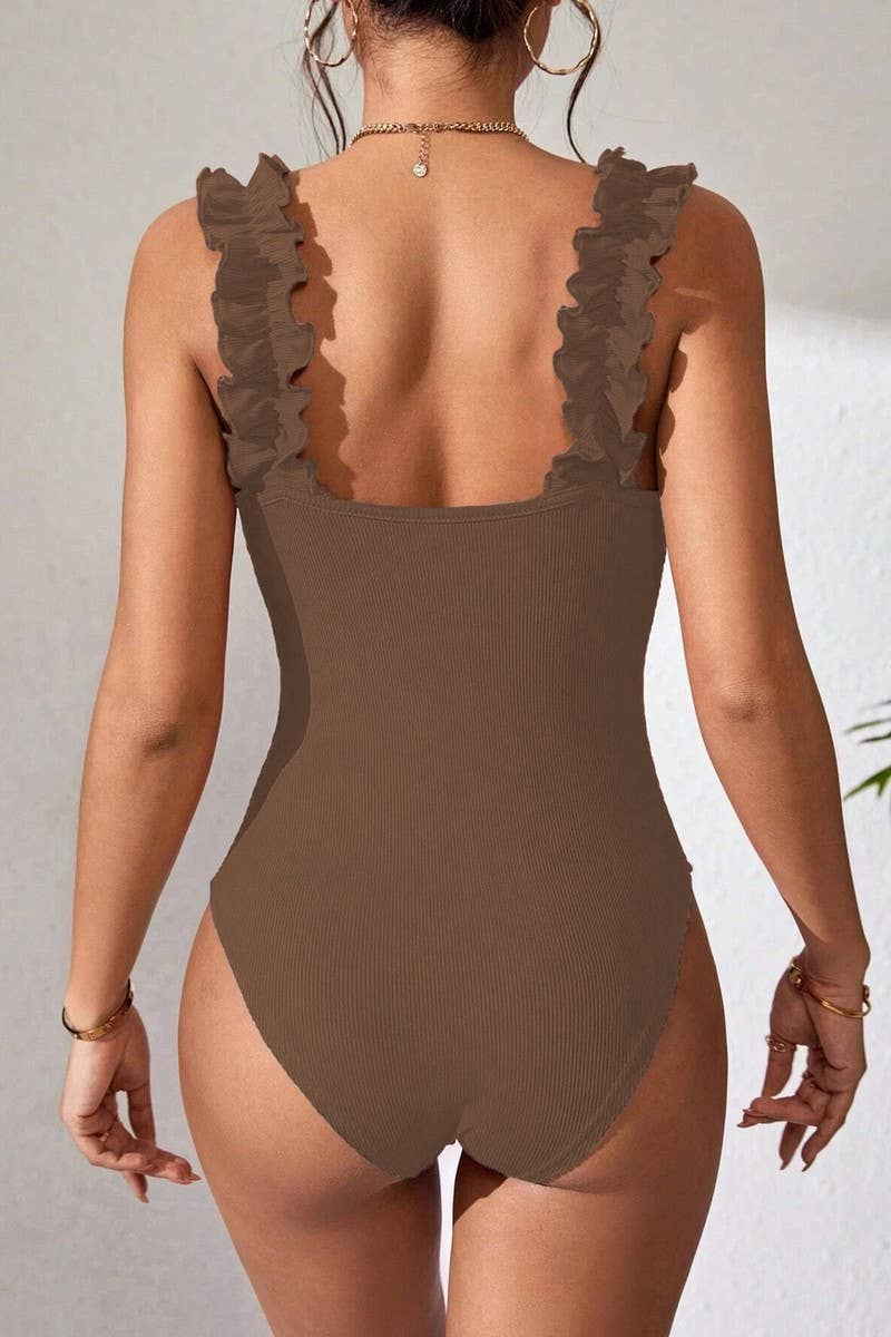 CWTHT0147_SOLID COLOR KNIT CAMISOLE SLEEVELESS BODYSUIT