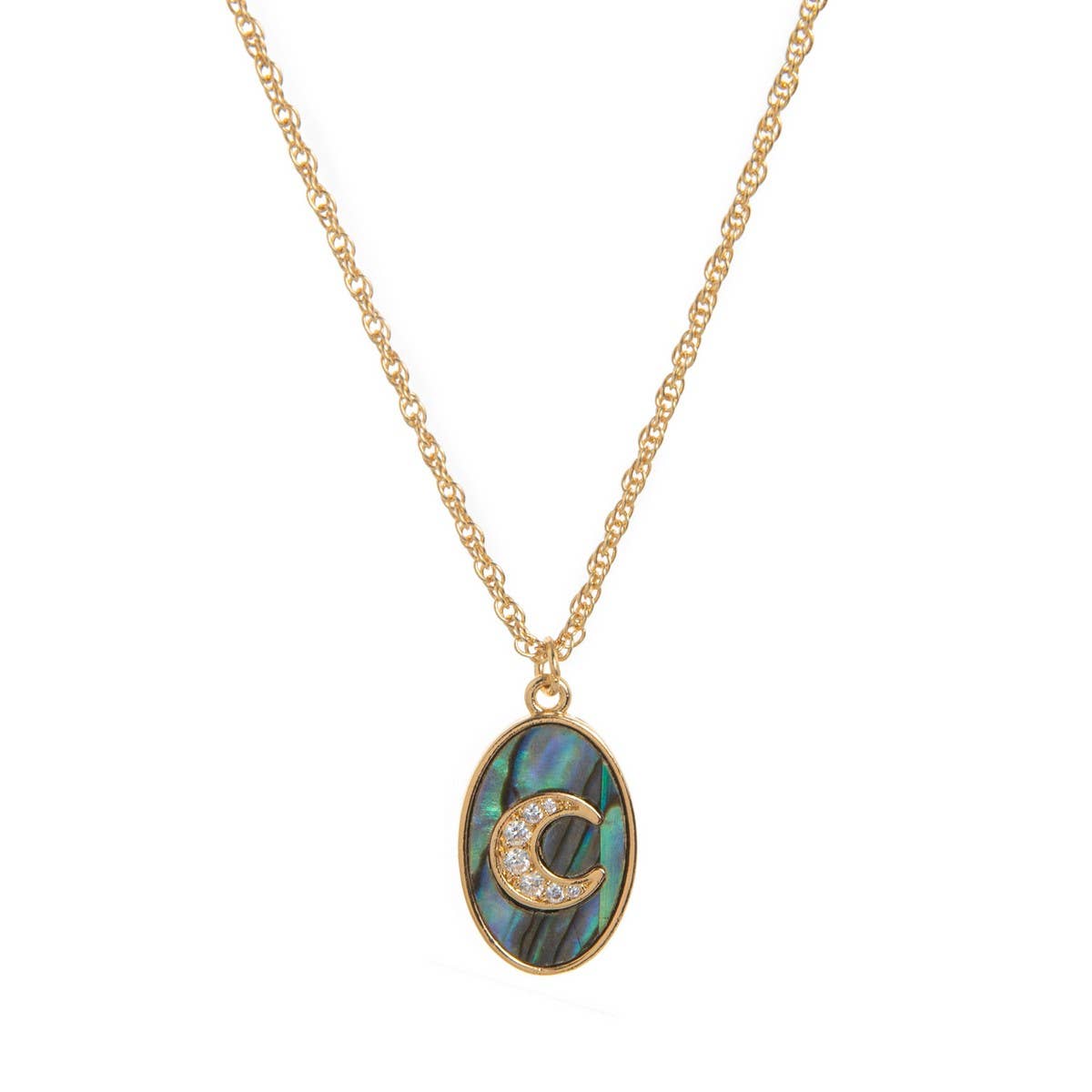 Star & Moon Pendant ??Long Statement Necklace_CWMM6970
