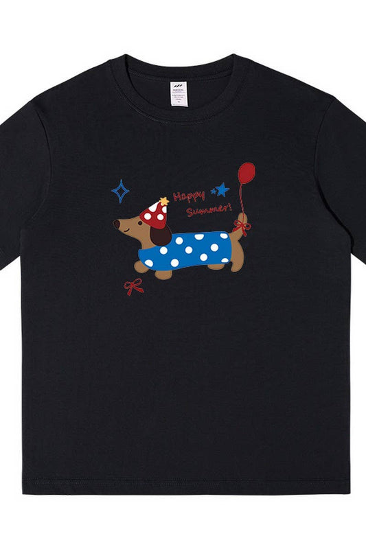 CWTTS1598_SUMMER AGE-REDUCING LAZY STYLE LOOSE T-SHIRT