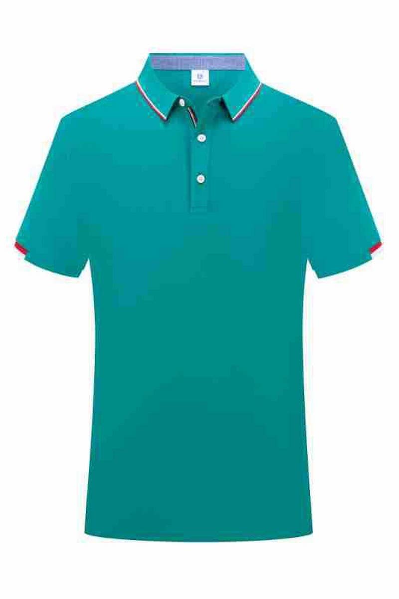 CWTBLS02441_COTTON EMBROIDERED CASUAL SHORT SLEEVE POLO
